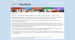 Desktop Screenshot of lbhinsurance.co.uk